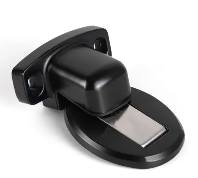 Floor mounted door stop black.webp