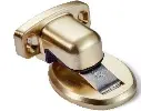 Floor mounted door stop golden.webp